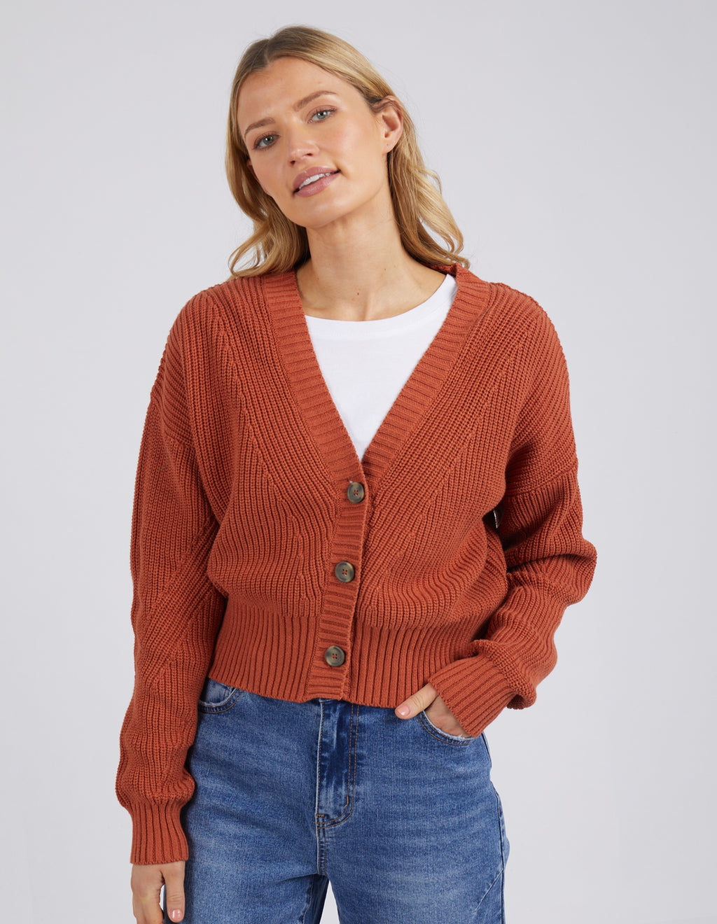 Foxwood Carmilla Cardigan - Intense Rust