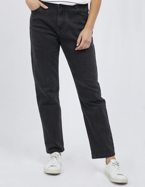 Foxwood Jean Barkly Straight Leg - Black