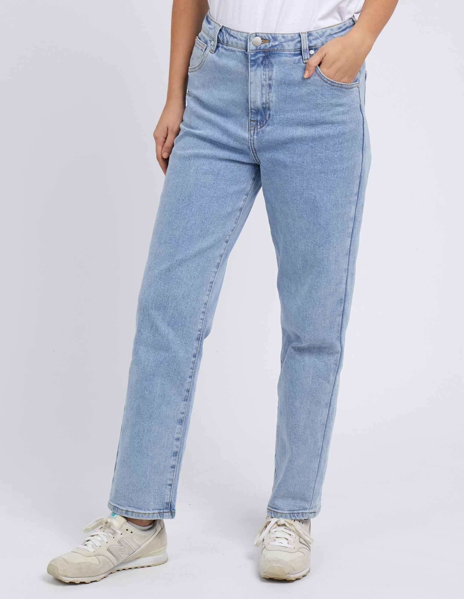 Foxwood Enmore Wide Leg Jean - Light Blue