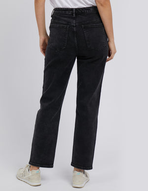 Foxwood Enmore Wide Leg Jean - Washed Black