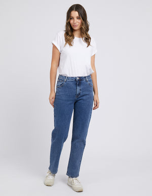 Foxwood Enmore Wide Leg Jean - Dark Blue