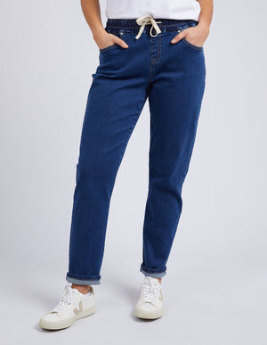 Foxwood Juliette Jogger Jean - Dark Blue