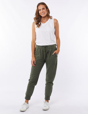 Foxwood Lazy Days Track Pant - Khaki