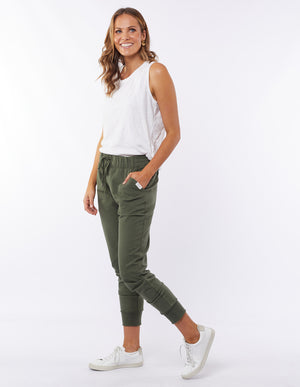 Foxwood Lazy Days Track Pant - Khaki