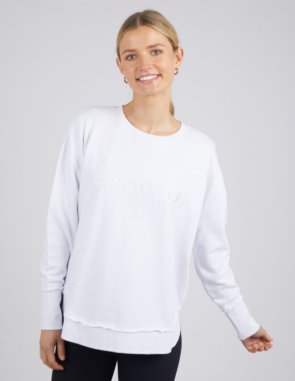 Foxwood Simplified Crew - White