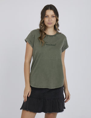 Foxwood Signature Tee - Khaki