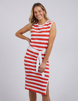 Foxwood Bondi Dress Stripe - Spicy Orange/White Stripe