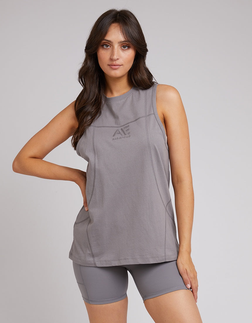 All About Eve Active Anderson Tank - Charcoal